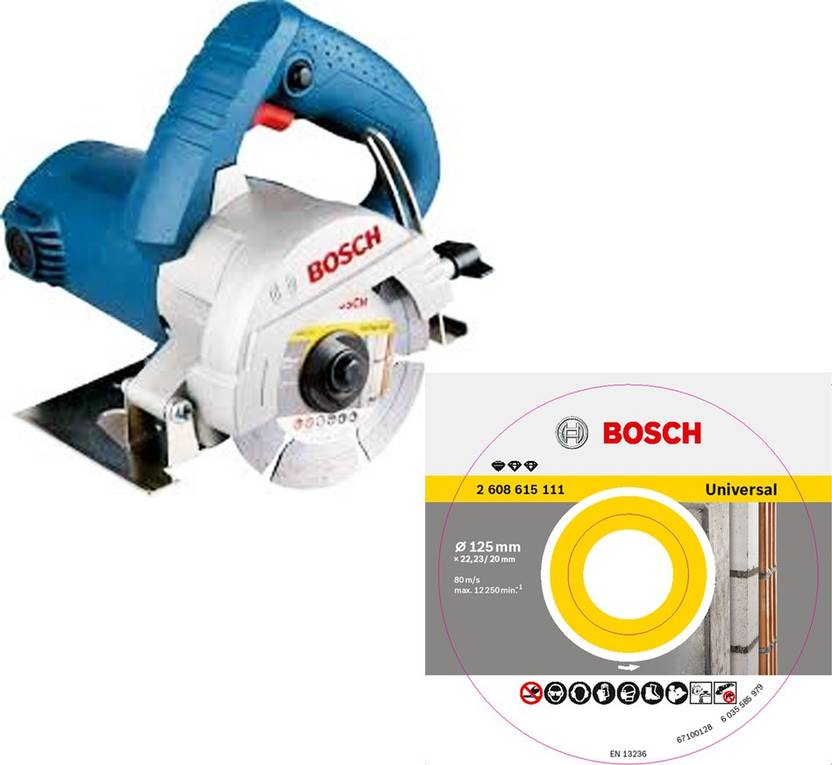 BOSCH GDC 121 Marble Cutter with 5 inch Diamond Cutting Blade Handheld