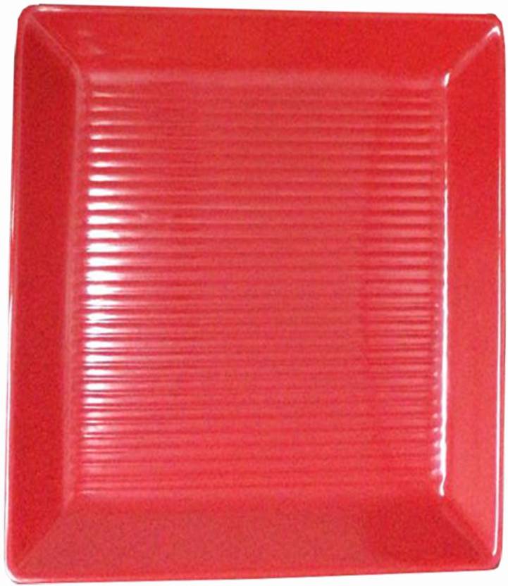 Decornt Melamine Large Decorative Serving Square Platter For Salad
