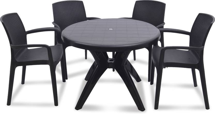 Supreme Texas Plastic 4 Seater Dining Set In India Supreme Texas Plastic 4 Seater Dining Set