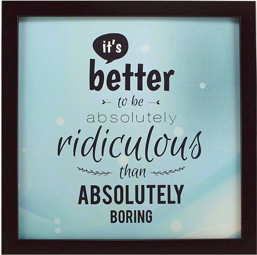 Indianara Indr1210 Tabletop Inspirational Motivational Framed Art Without Glass 8 7 X 8 7 Inch Digital Reprint Painting