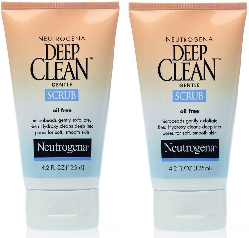 NEUTROGENA OilFree Deep Clean Gentle Scrub, 4.2 Ounce (Pack of 2) Scrub Price in India, Buy