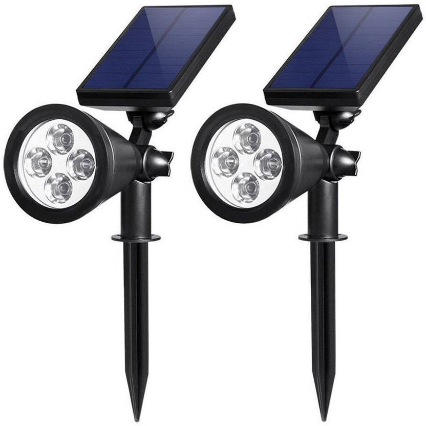 Shrih Solar Lights Pack Of 2 Waterproof Outdoor Landscape Lighting Shrih Solar Lights Pack Of 2 Waterproof Outdoor Landscape Lighting Spotlight Wall Light Auto On Off For Yard Garden Driveway Pathway Pool Color Changing