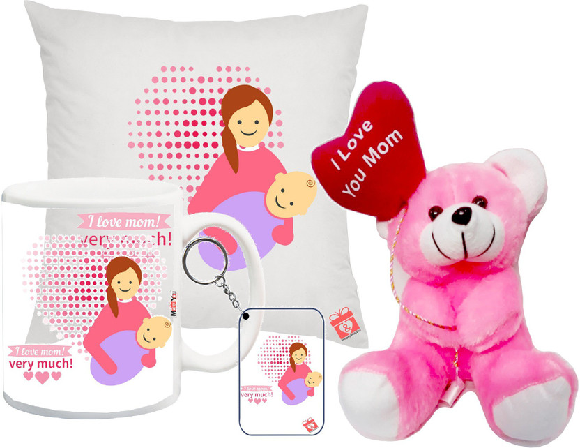 Mother/'s Day Gift Birthday Present for Mummy I Love Mummy This Much Teddy Bear
