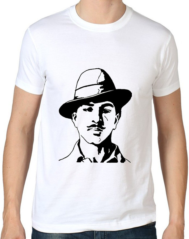 bhagat singh image t shirt