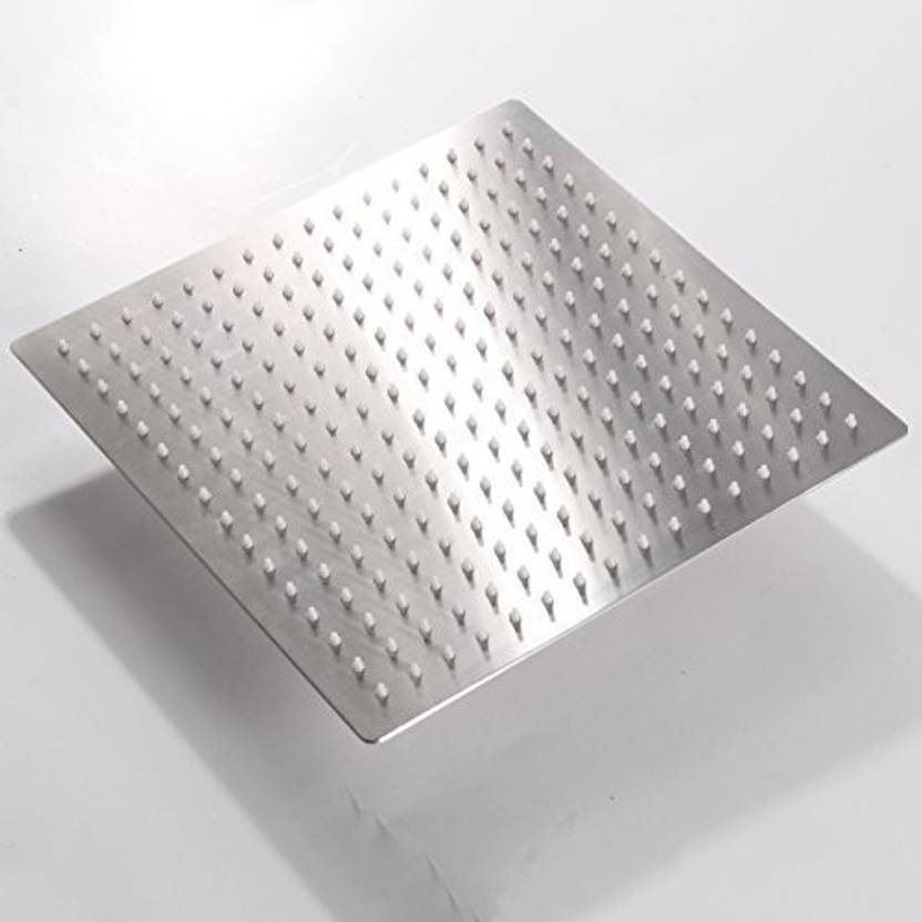 pesca r n ultra slim stainless steel square shower head 12x12 inch