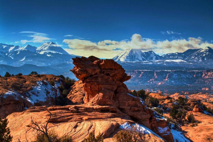 Azohp6039 Rock Formation In The Moab Desert Nature Full Hd