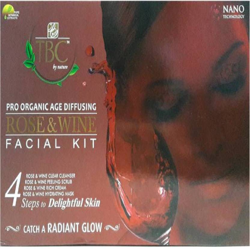 TBC PRO ORGANIC AGE DIFFUSING ROSE & WINE FACIAL KIT GIFT OF 50G INSIDE) Price