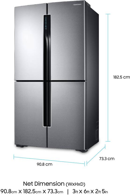Samsung 680 L Frost Free French Door Bottom Mount Refrigerator Samsung 680 L Frost Free French Door Bottom Mount Refrigerator Easy Clean Steel Rf60j9090sl Tl