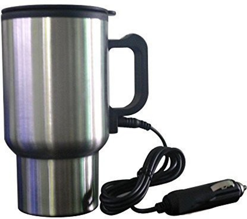 REMOVEABLLE ELECTRIC WIRE CAR HEATED NEW 12V STAINLESS STEEL ELECTRIC MUG KETTLE JUG