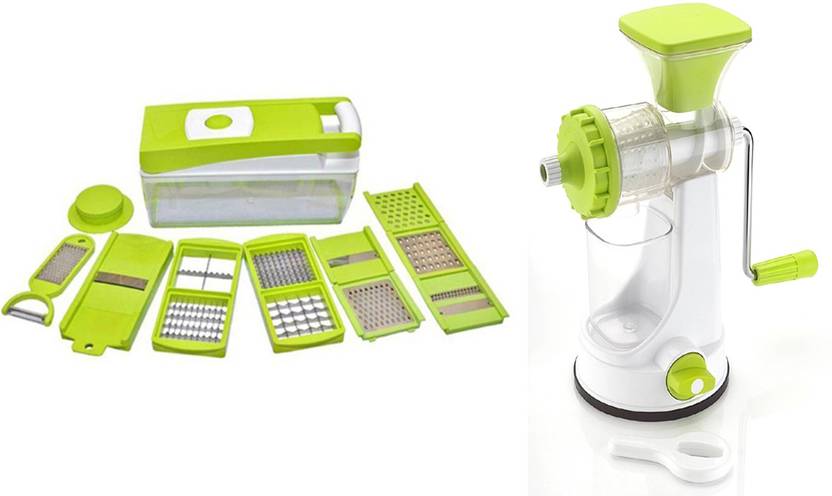 Ganesh Green Hand Juicer 14 In 1 Chopper Set Nayan Ganesh Green Hand Juicer 14 In 1 Chopper Set Nayan Ultimate Kitchen Combo Tool