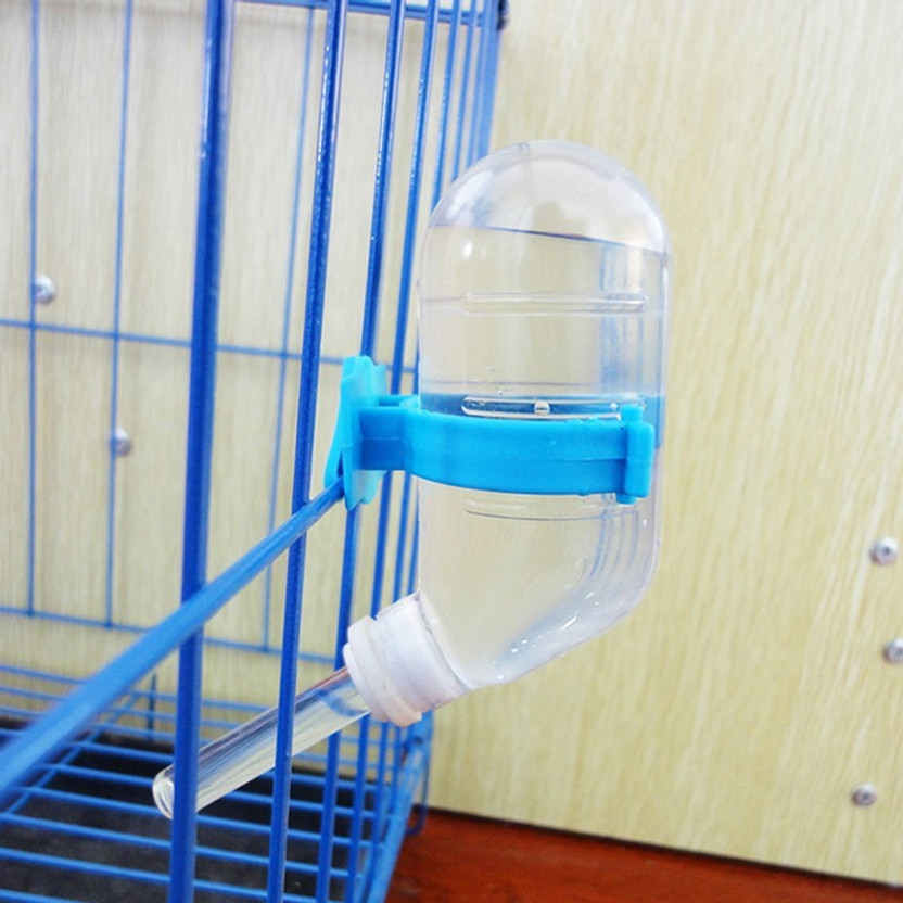 Sage Square Leak Proof Water Feeder for Hamster / Dwarf / Gerbil / Mice / Guinea Pig / Ferret / Rabbit Round Plastic Pet Bottle(60 ml Blue)