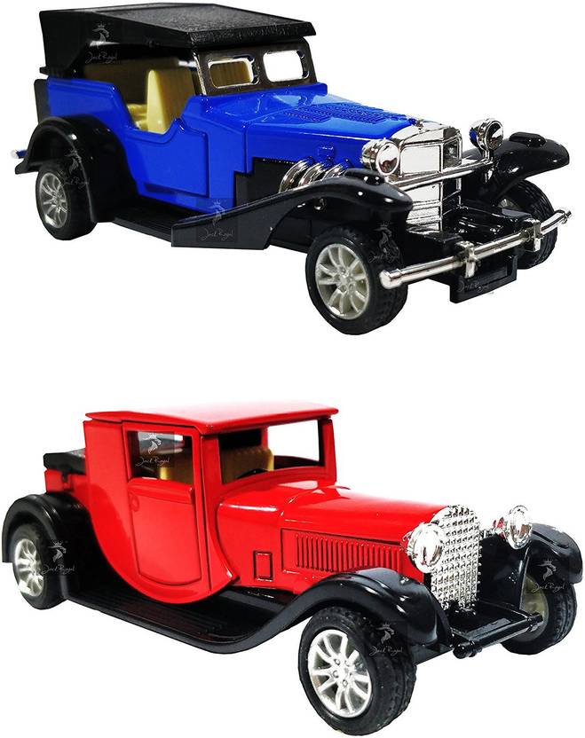 Jack Royal Superior Classic Antique Cars Closed Top Blue Red