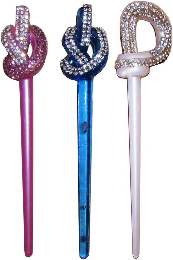 pronunciation Combo of Multi Color Juda Sticks Bun Stick Price in India