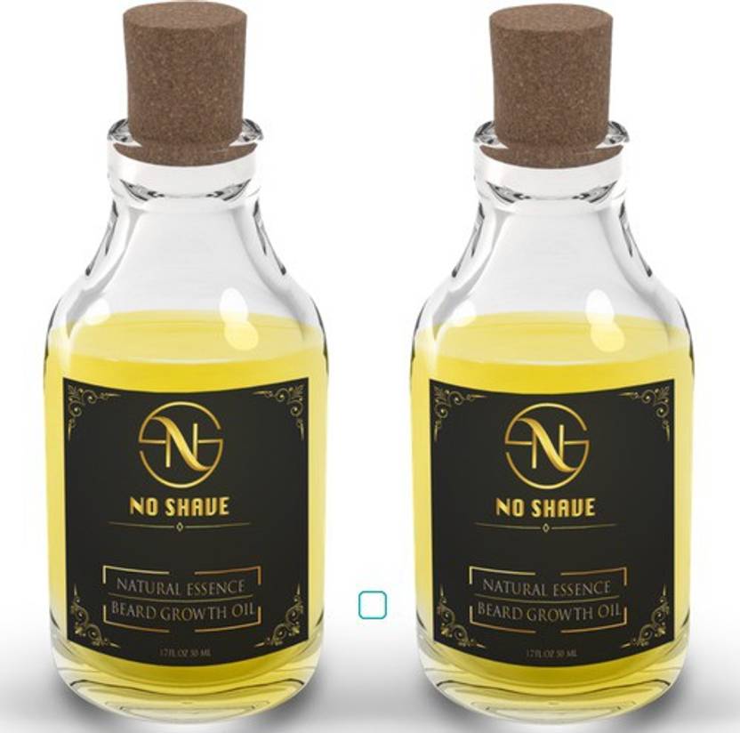 No Shave Beard Growth Oil Hair Oil Pack Of 2 50 Ml Each With