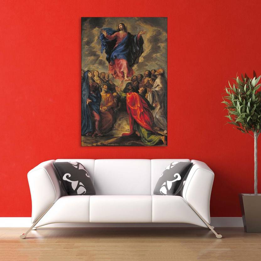 Inephos Unframed Canvas Painting Beautiful Jesus Art Wall