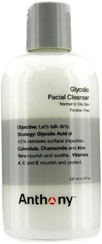 Anthony Logistics For Men Glycolic Facial Cleanser For Normal
