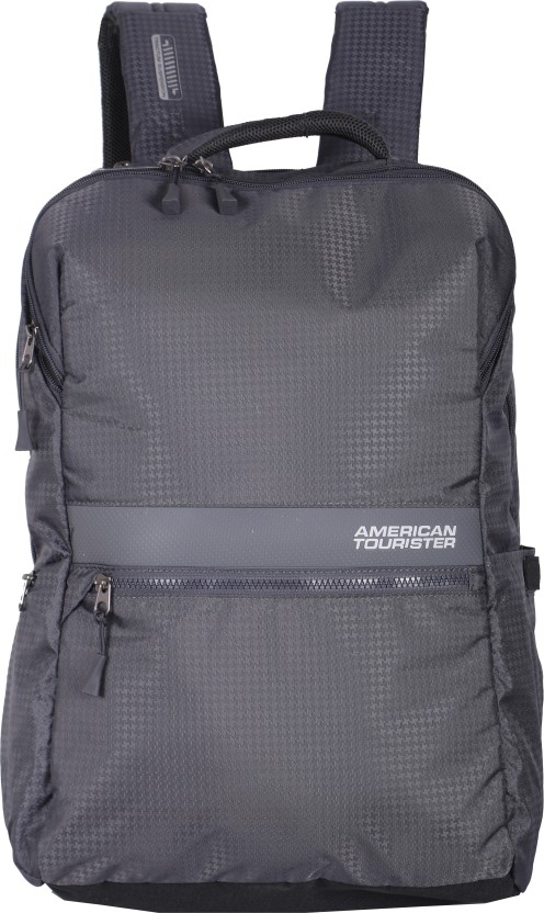 american tourister grey bag