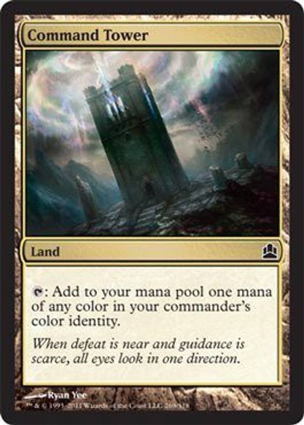 Generic Magic The Gathering Command Tower Commander