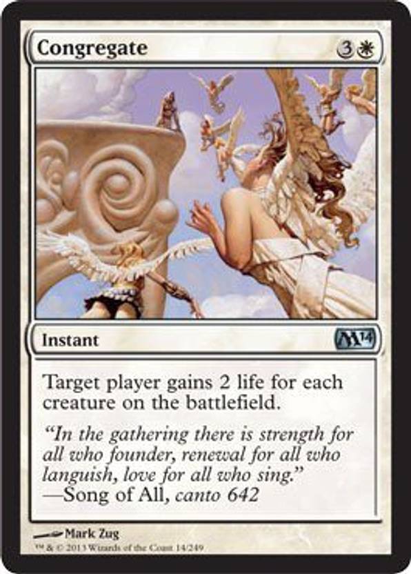 Generic Magic The Gathering Congregate 14 249 Magic