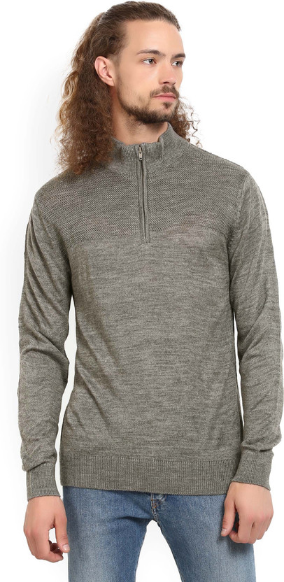 ONLY VIMAL Solid Round Neck Casual Men 