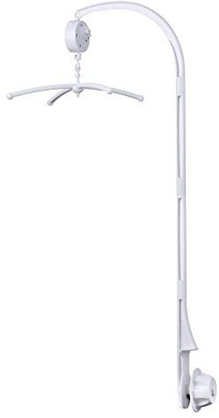 Doll Toy Baby Bed Bell Bracket Set,34 Inch Baby Crib Mobile Music Box Holder Arm Bracket Nut Screw Box for Music Box Bell
