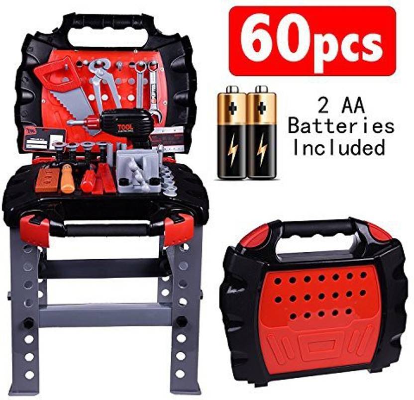 Fun Little Toys Kids Tool Workbench Construction Workshop