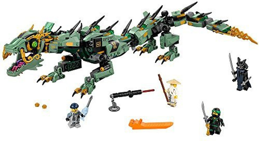 LEGO® NINJAGO® Green Ninja Mech Dragon 70612 544 Pcs