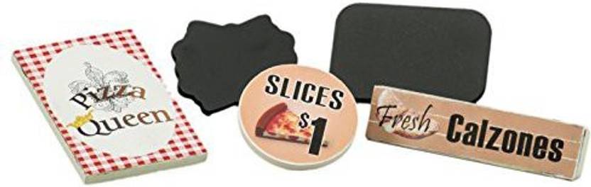 Generic 5 Piece Pizza Queen Shop Sign Set Accessory For