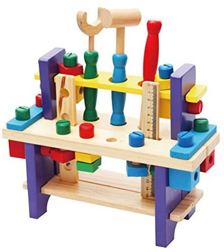 childs wooden tool set