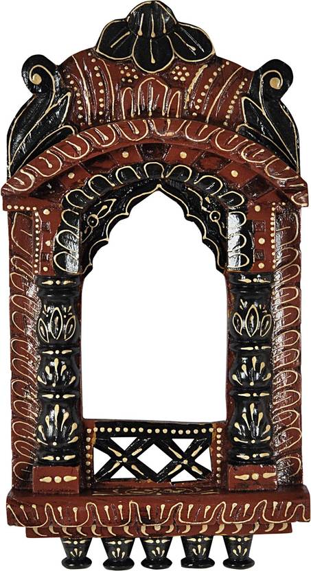 Lal Haveli Indian Ethnic Photo Frame Wall Décor Showpiece Wooden Lal Haveli Indian Ethnic Photo Frame