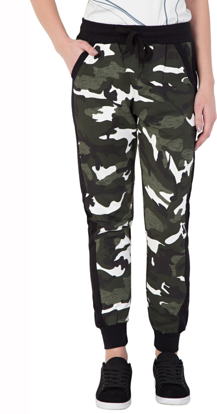 Fflirtygo Army Track Pants For Women 