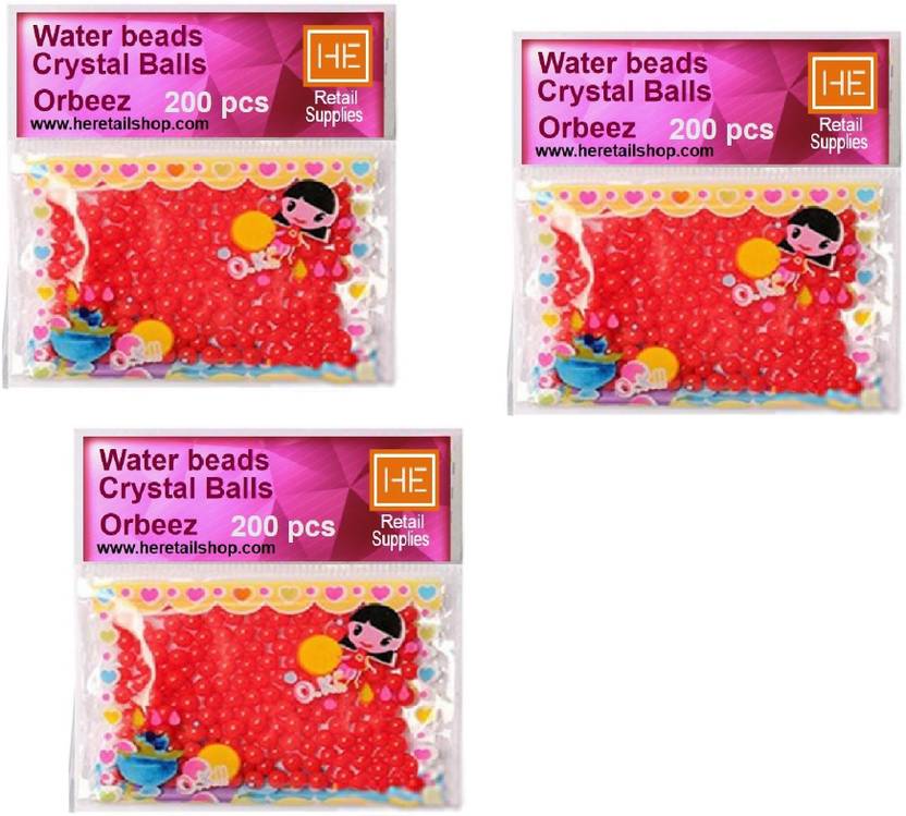 He Retail Supplies Water Crystal Ball Beads Orbeez Vase Plant