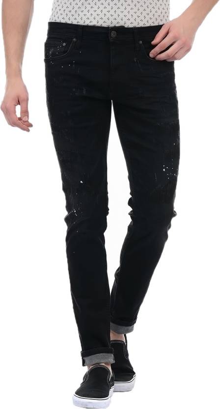JACK & JONES Slim Men Black Jeans - Buy Black Denim JACK & JONES Slim Men  Black Jeans Online at Best Prices in India | Flipkart.com