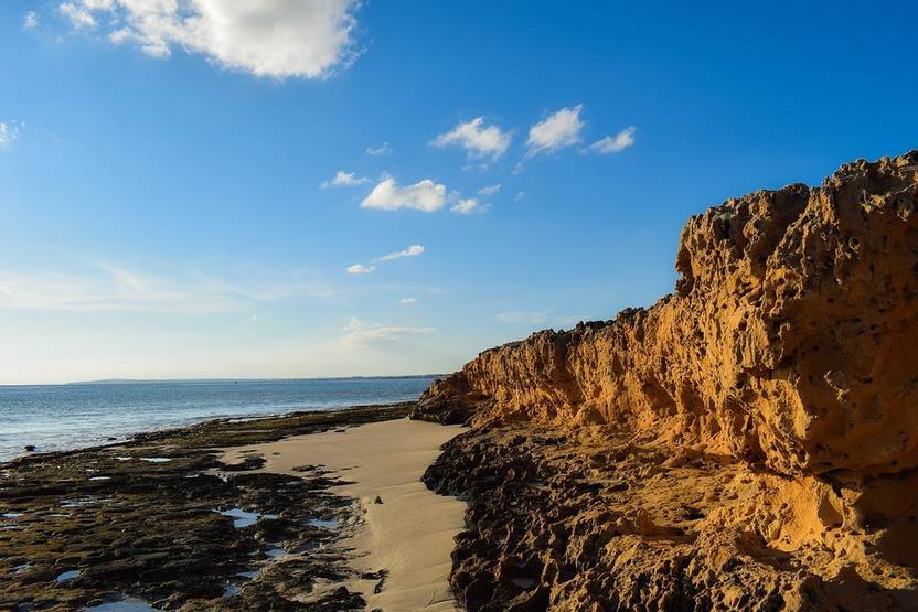 Azohp10071 Beach Landscape Sea Ocean Coast Paper Print