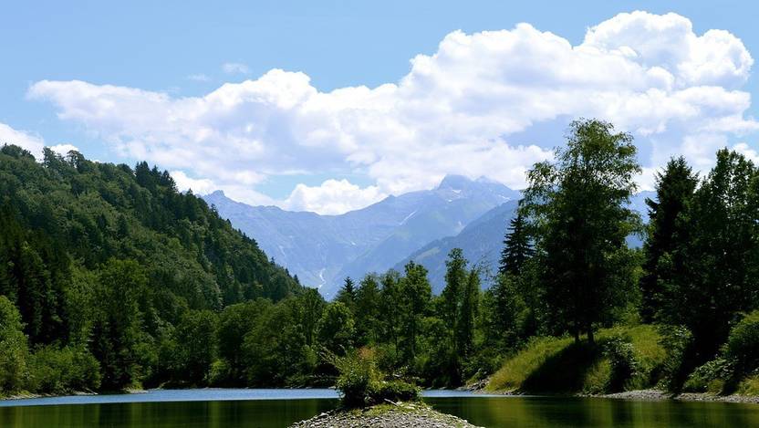 Azohp9585 Auwaldsee Mountain Landscape Mountains Lake Range