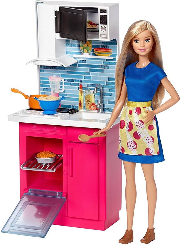 BARBIE Kitchen Doll Kitchen Doll . Buy Barbie toys in India. shop for