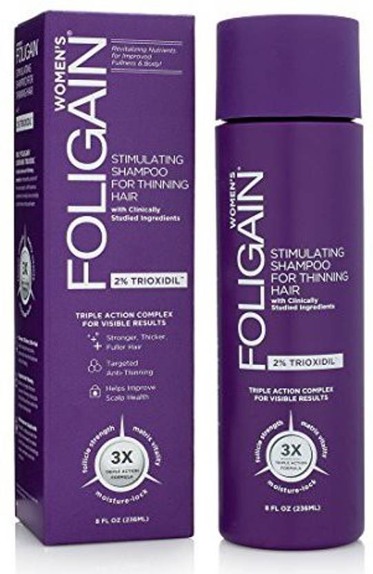 Foligain Stimulating Shampoo For Thinning Hair For Women With