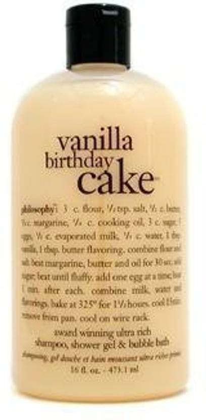 philosophy vanilla birthday cake