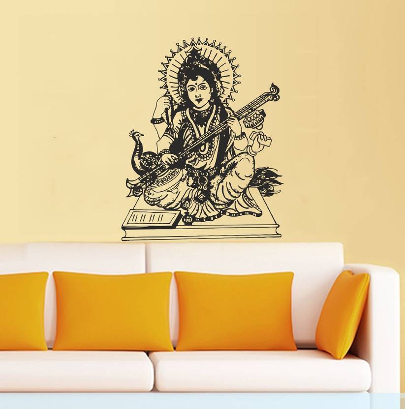 orka large "saraswathi" digital printed pvc vinyl sticker price in