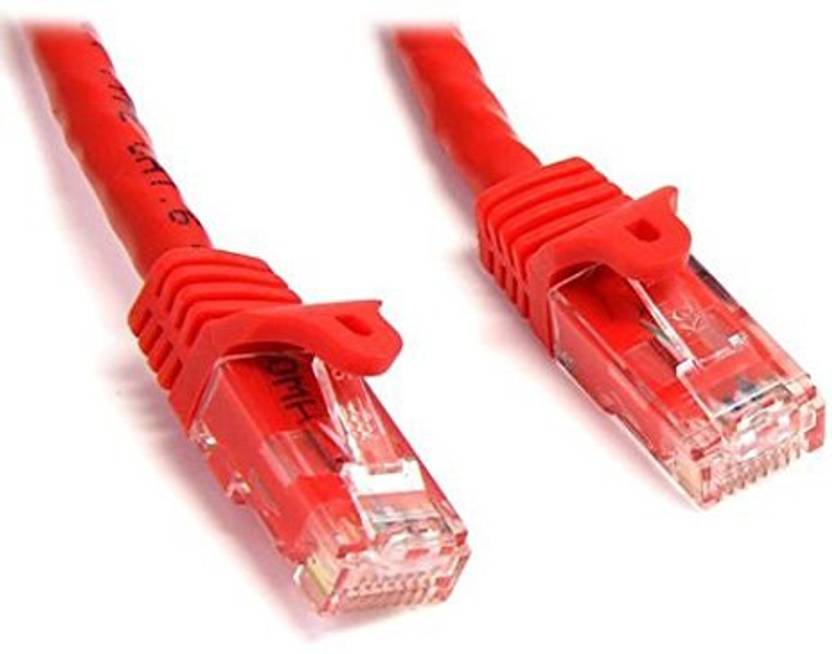 Molex CAT 6 Patch Cable 7ft RedPVC 2.1 m Patch Cable Molex