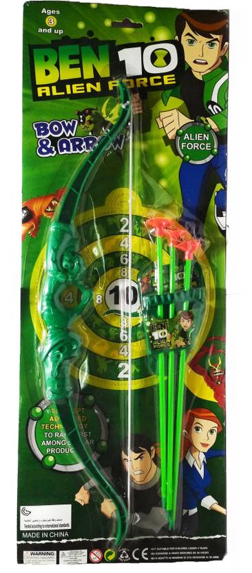 ClueSteps Ben 10 Alien Force Style Warrior Set - with Bow and ...