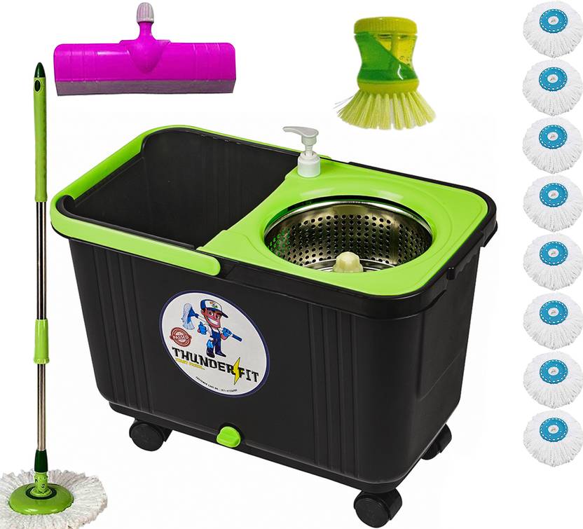 VMOP Strong Black Cat MopQuick Cleaning52 Mop Price in India Buy VMOP Strong Black Cat Mop