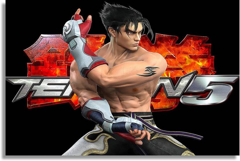 Tekken Crazy Jin Kazama Paper Print Gaming Posters In India Buy