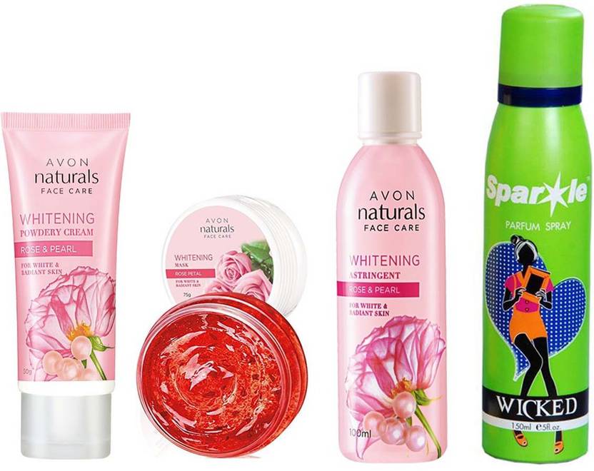 Avon Anew Natural Face Care Whitening Mask Rose Petal 75 G