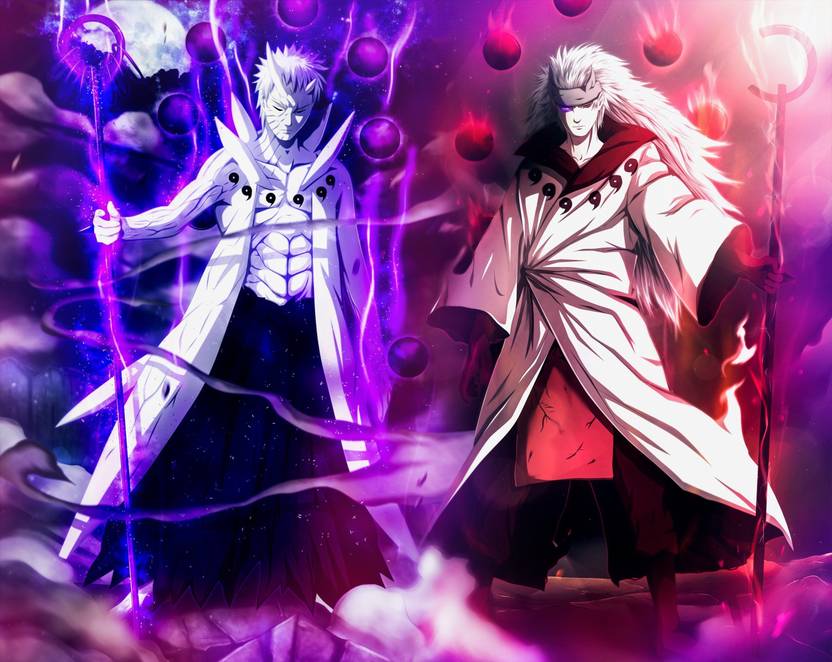 Anime Naruto Shippuuden Uchiha Obito Uchiha Madara Wall