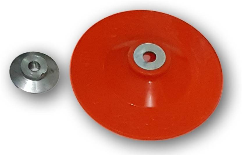 Tools Centre 5"(125mm) Plastic Backing Pad With Grinder Nut & 15 nos