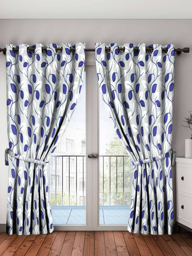 Bombay Dyeing 214 Cm 7 Ft Polyester Door Curtain Pack Of 2