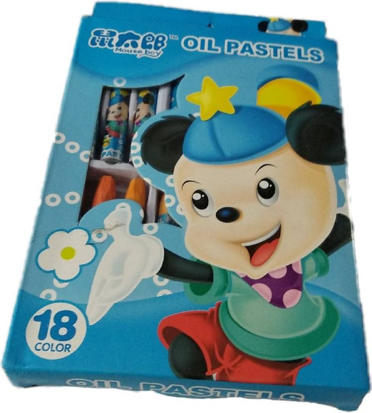 Shiva1341 Oil Pastels 18 Colors For Kids Oil Pastels 18 Colors