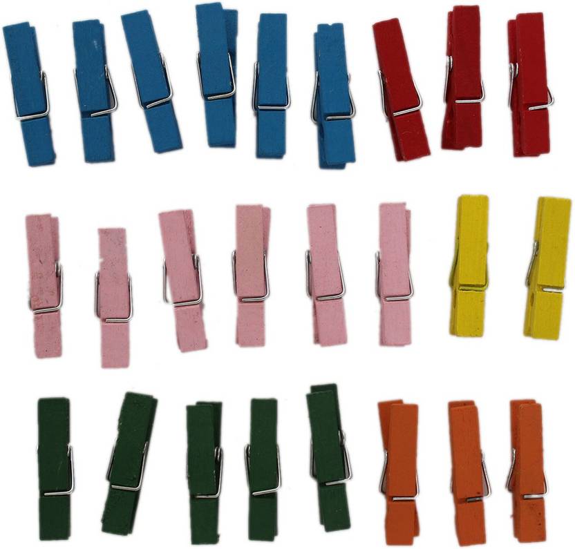 Tootpado Mini Wooden Paper Peg Clothespin Pack Of 100 Ccas24