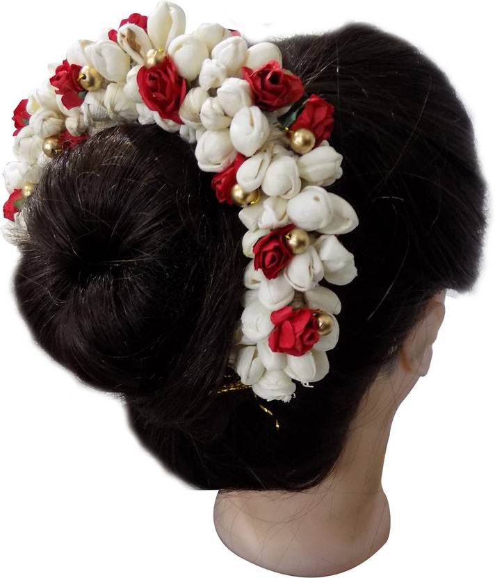 Majik Juda Accessories Artificial Gajra For Hair Bun For Women Use